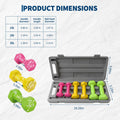 Dumbbell Set for Women and Men, Neoprene Dumbbell Free Hand Weight Set for Home Gym, Packed in Pairs