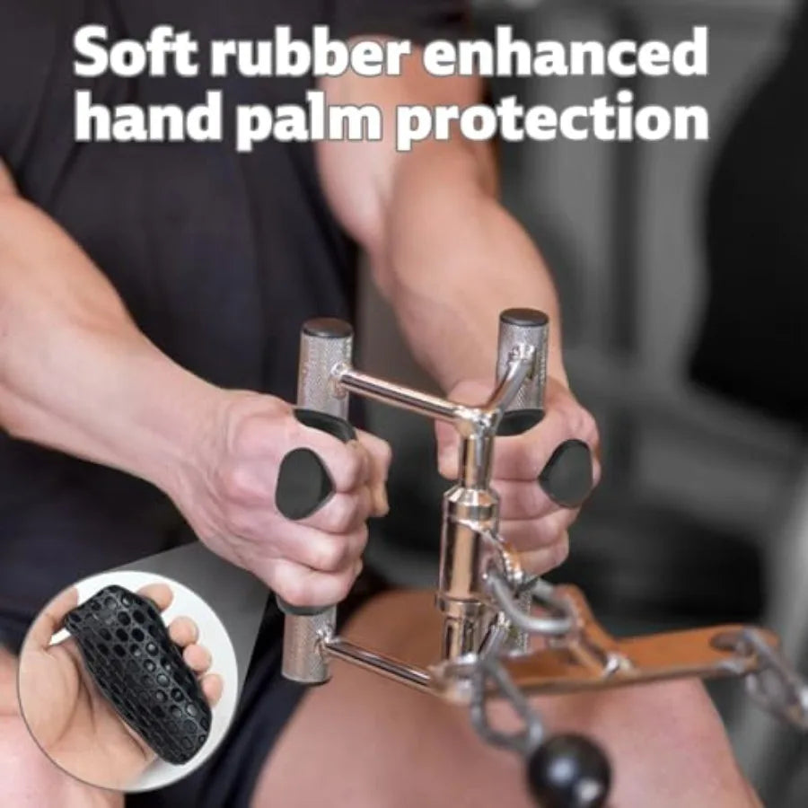 Original Weight Lifting Grips for Men Women Deadlifts, Ergonomics Rubber Gym Grips for Women Hand Palm Protection Gym Gloves, S