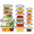 18‑Pack Glass Food Storage Containers with Airtight Lids, Leak‑Proof Clear Glass Meal‑Prep Boxes, Stackable Microwave Freezer Dishwasher‑Safe Lunch Container Set for Kitchen Food Storage