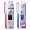 5pcs Eyebrow Epilator Sets for Women Makeup Beauty Eyebrows Hair Removal Styling Tool Steel Blade Facial Sourcil Razor Trimmer