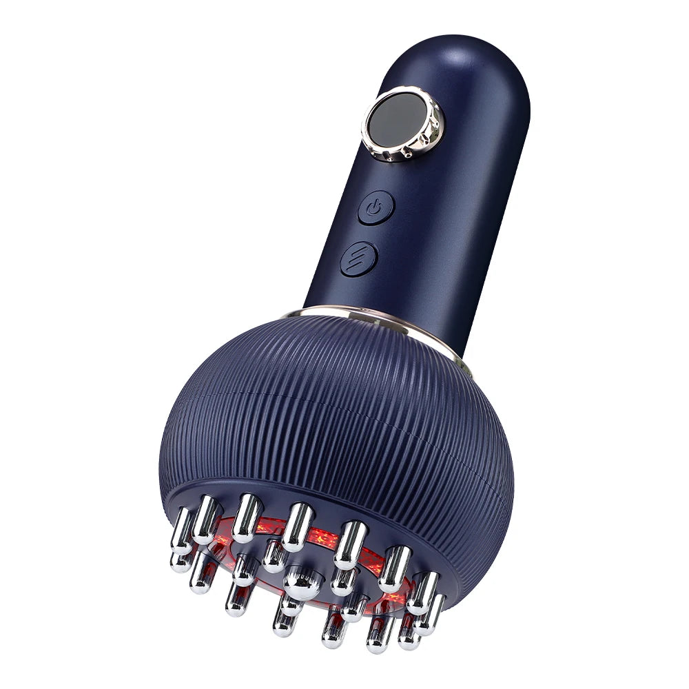 Red Light Massage Tool with Microcurrent Heat Vibration, Electric Full Body Massager for Leg Belly Stomach, Home Use Relaxation Device