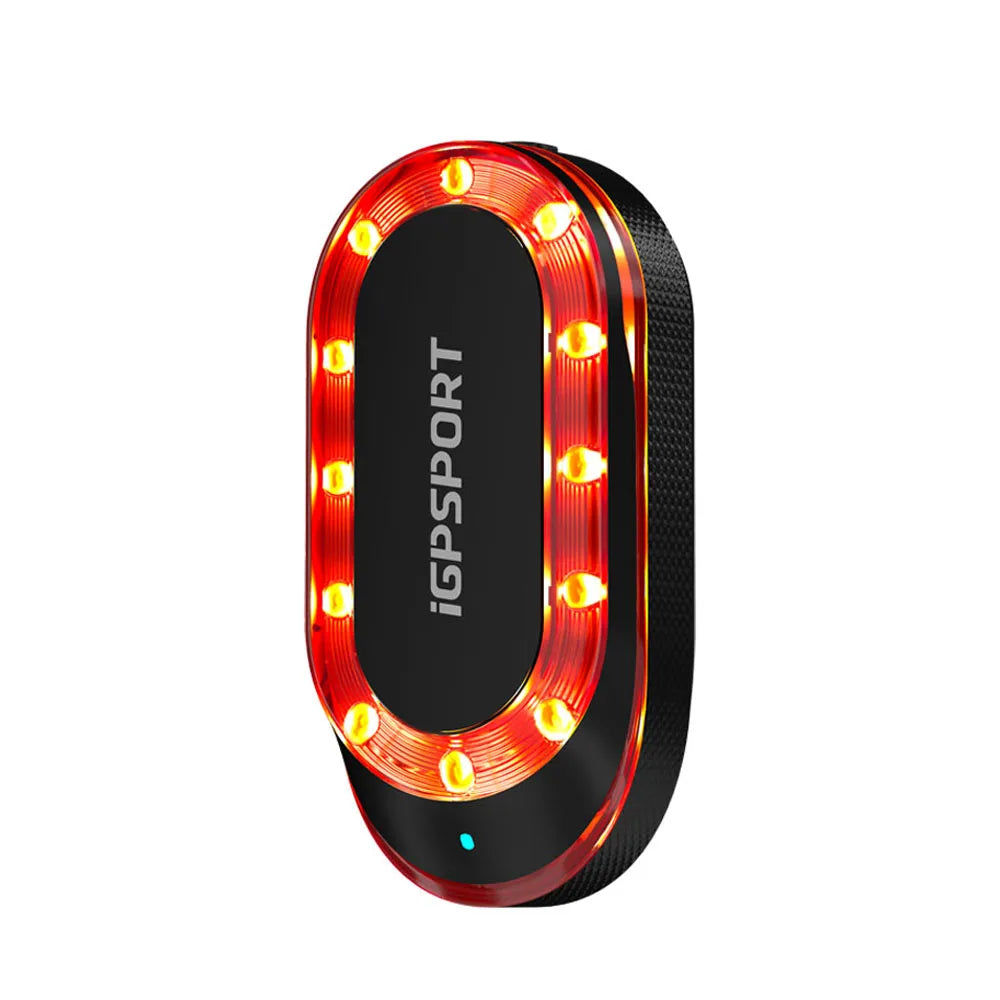 iGPSPORT SRmini Radar Tail Light with Brake Alert IPX7 Waterproof Daytime Running Lamp for Road Cycling Bike Safety