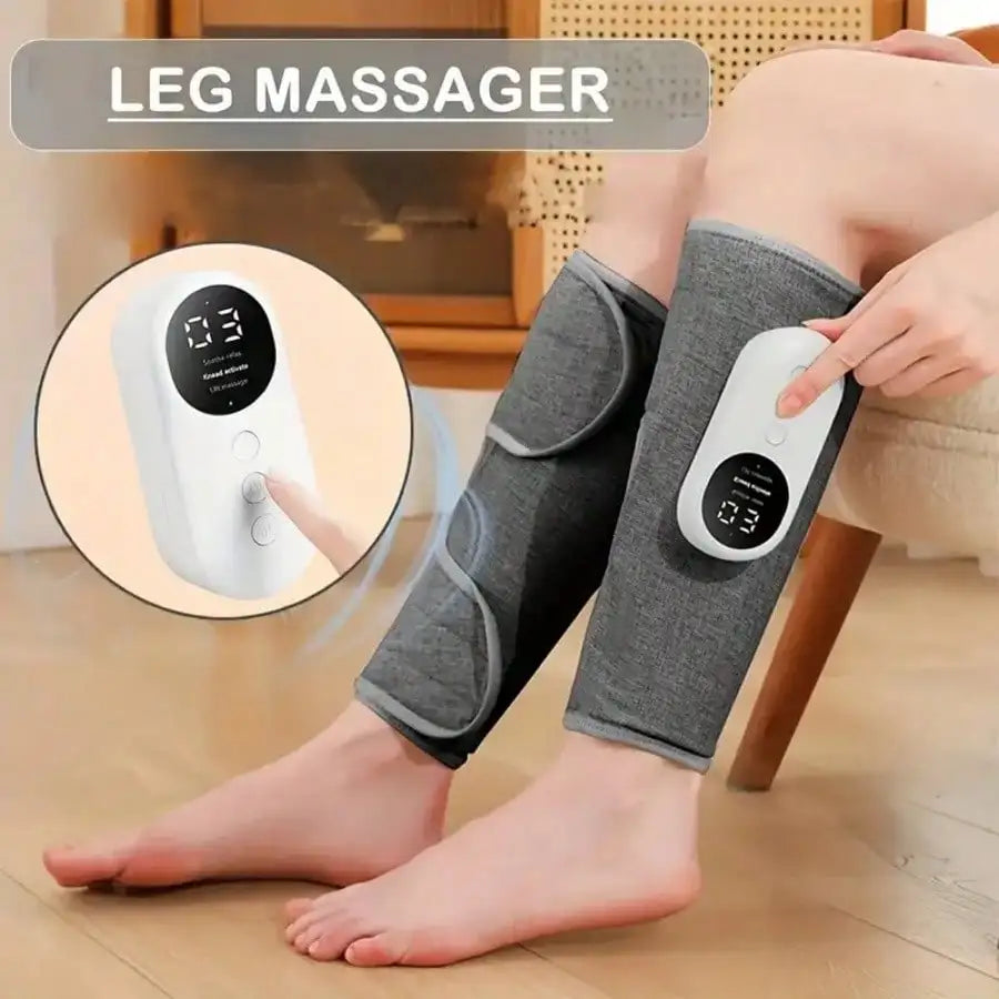 New Round Calf Massager, Air Compressor Massager, 3 Intensity Levels, Easy To Use, Suitable For Feet, Legs, Thighs And Knees, Wireless Leg Massager, A Christmas, Mother's Day And Father's Day Gift.