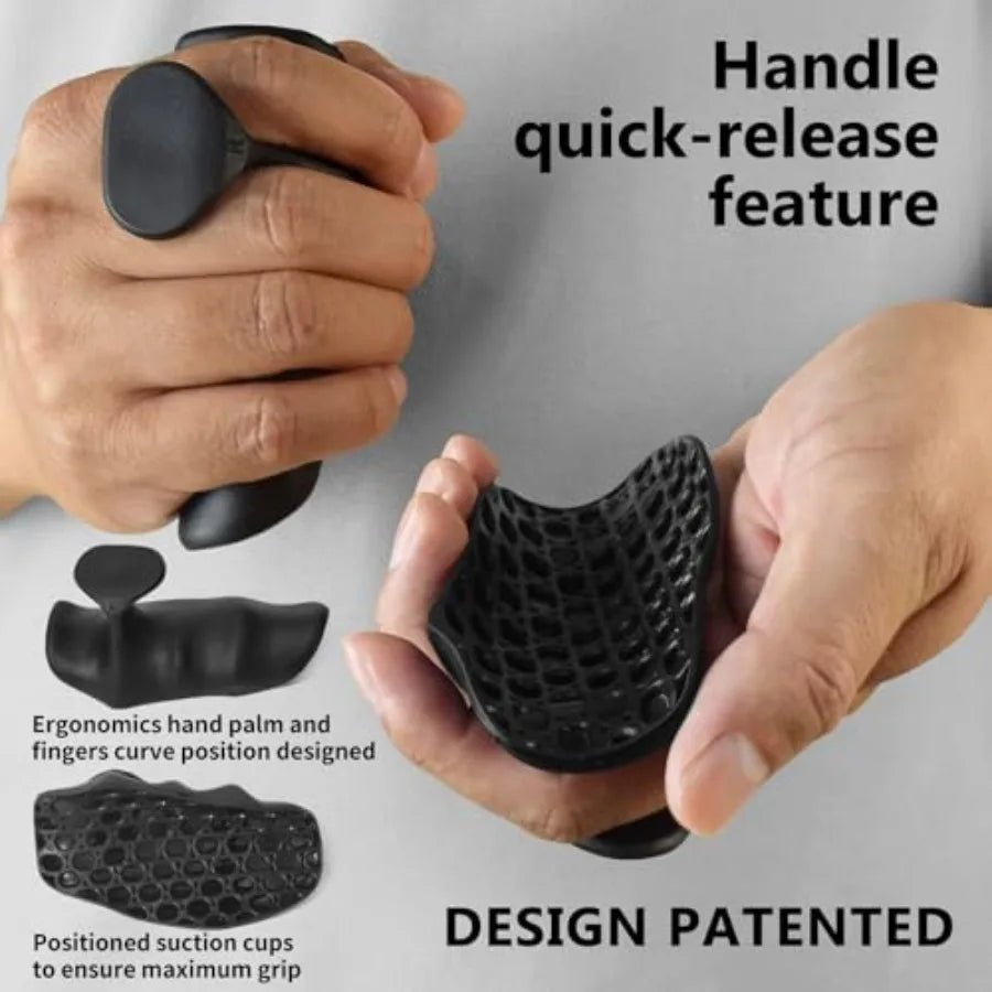 Original Weight Lifting Grips for Men Women Deadlifts, Ergonomics Rubber Gym Grips for Women Hand Palm Protection Gym Gloves, S