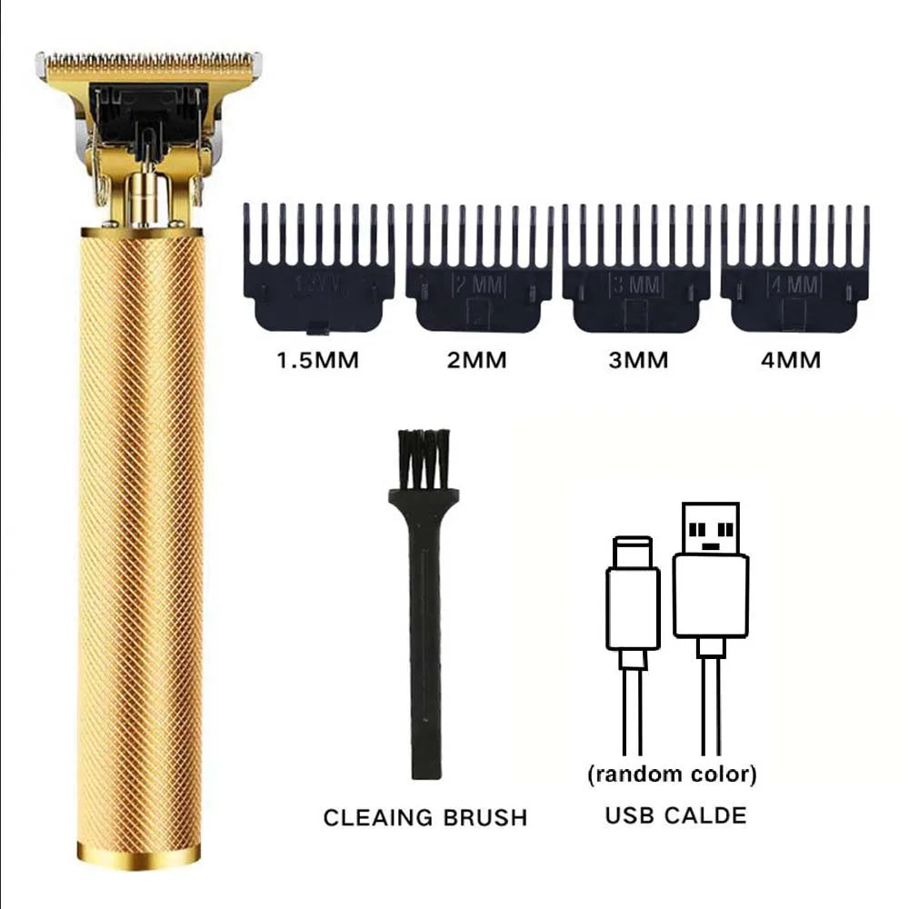 Professional 3-in-1 Hair Clipper Set for Men – Cordless Electric Shaver, T-Blade Trimmer & Hair Clipper with LCD Display, USB Charging, Beard & Hair Grooming Kit for Barber & Home Use , Gifts