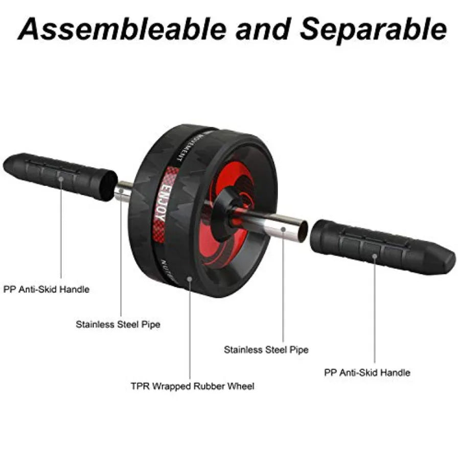 Abdominal Roller AB Roller Wheel Muscle Trainer for Arms Back Belly Central Body Shape Training Fitness Exercise Gym Accessory