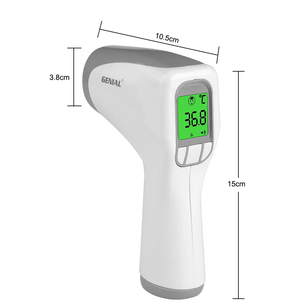 No Contact Baby Thermometer - One-Click Infrared Forehead Digital Thermometer for Infants, Kids & Adults - Fever Alert