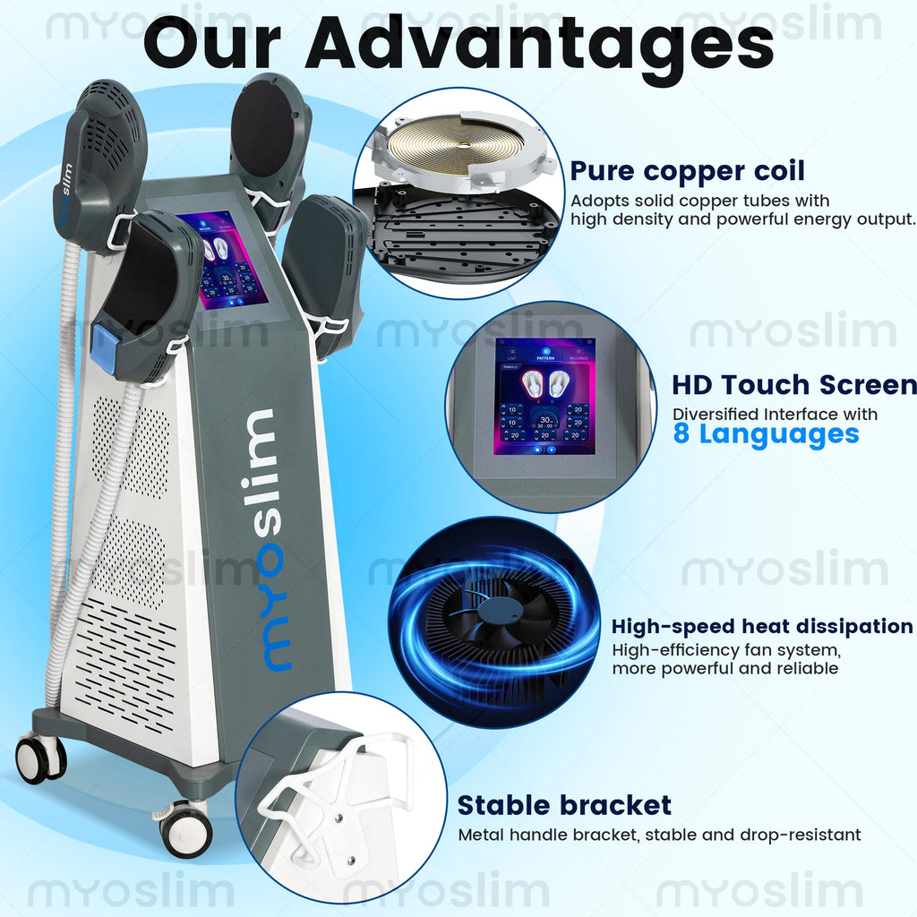 6500W Neo Myoslim Weight Loss Body Shaper Muscle Stimulation Fat Removal  Body Shaper Beauty Equipment