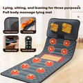 Ekmoey Full Body Massager Mat with Shiatsu Neck Massager, Massager Mat, 3D Lumbar Traction & Relax, Back Heating, 10 Vibration Motors, Full Body Massager for Neck Back Waist Hip Leg, With Storage Bag, Massage Gift For Mom/Dad