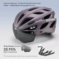 ROCKBROS Cycling Helmet Lightweight Integrated Helmet Head Protection Safety Helmet With Goggles Men Women MTB Road Bike Helmet