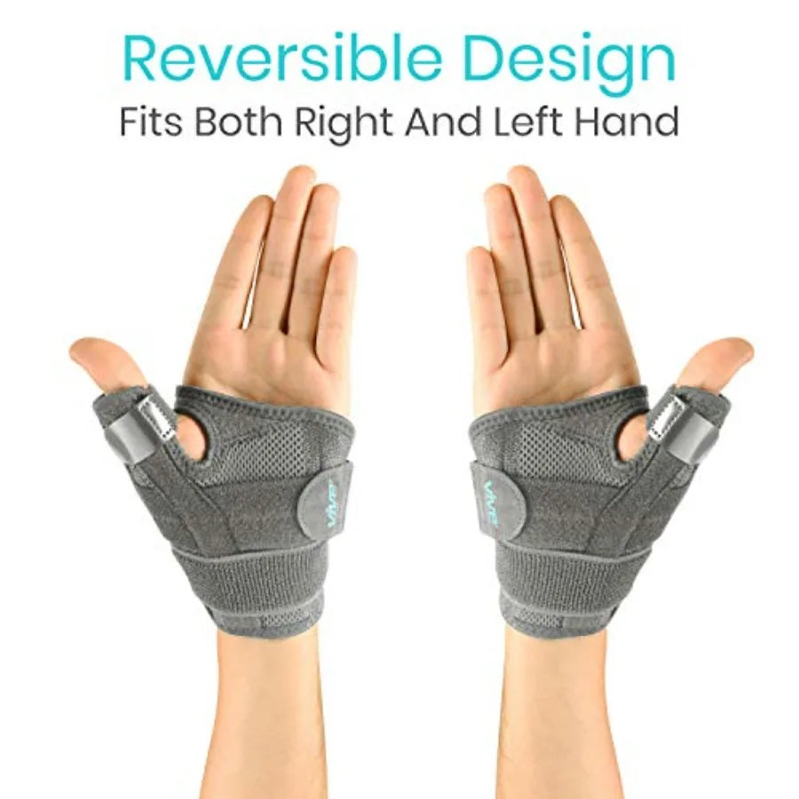 Thumb and Wrist Brace for Right or Left Hand - Spica Splint Brace for Carpal Tunnel, Tendonitis, and Arthritis in Hands or Fing