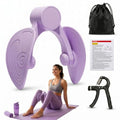 Thigh Master with Hand Gripper, Pelvic Floor Muscle Thigh Trainer, Inner Thigh Exerciser Equipment for Women and Men, Home Gym