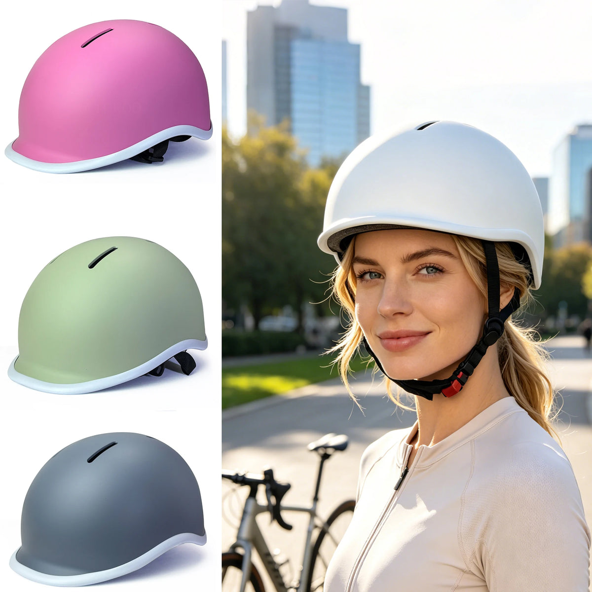 ARTOROO Scooter Sport Helmet for Adults & Teens - Size Adjustable Bike Helmet for Skateboard, Cycling, Roller Skating, and Urban
