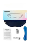 Electric Heated Eye Mask Relieve Eye Fatigue 3D Eye Patch with Vibration and Massager Wireless Sleep Aid Device with Heat Compress and Cold Compress