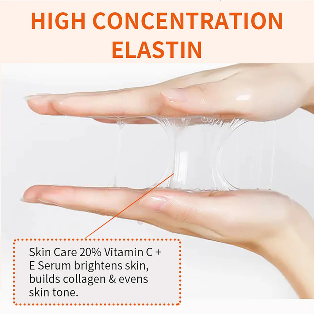 AILKE Vitamin C and E Brightening Concentrated Serum, Whitening, Moisturizing, Clean Skin, Reduce Dark Spots, 100ml/3.52 oz